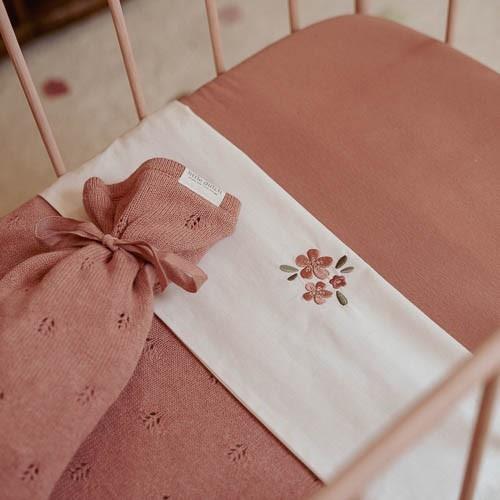 Manta de punto puro rosa essentials - Little Dutch