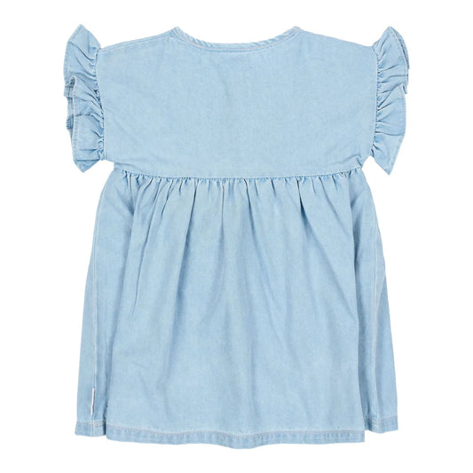 Vestido bordado Denim - Little Dutch