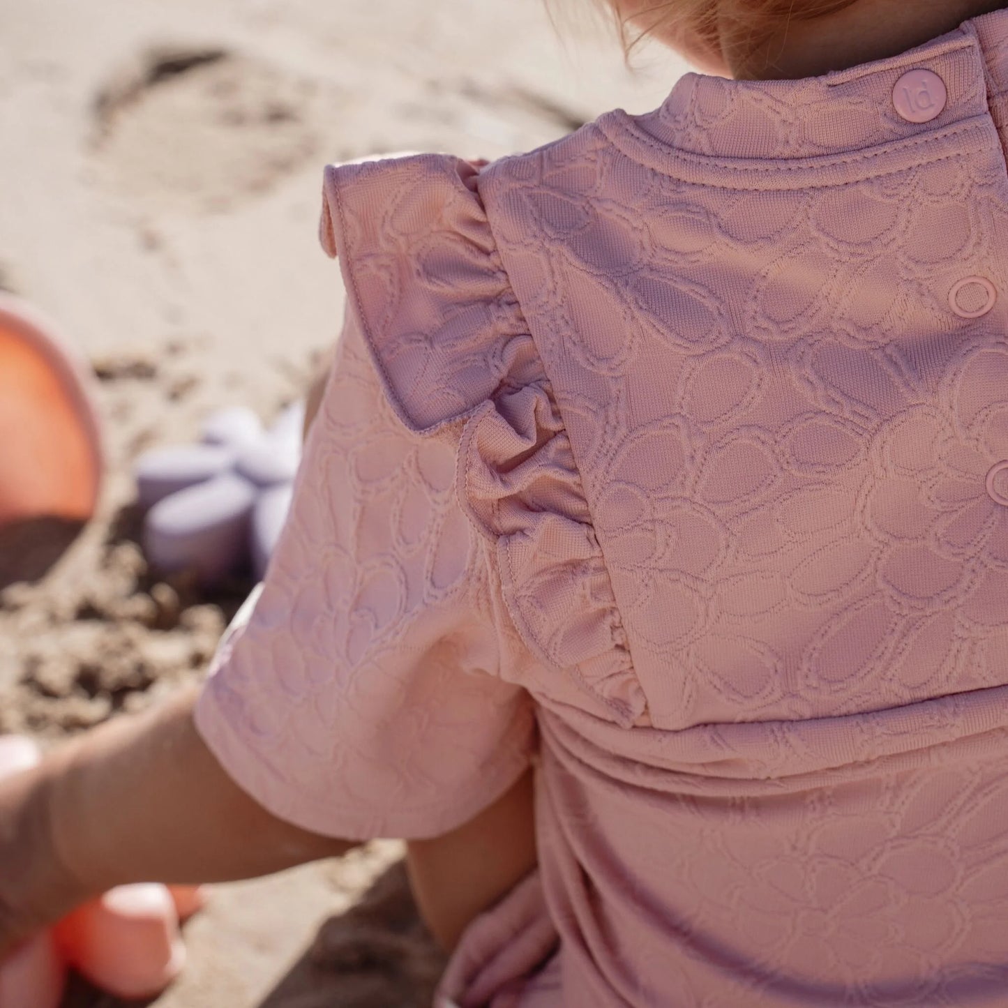 Camiseta UV manga corta Pink Rose - Little Dutch