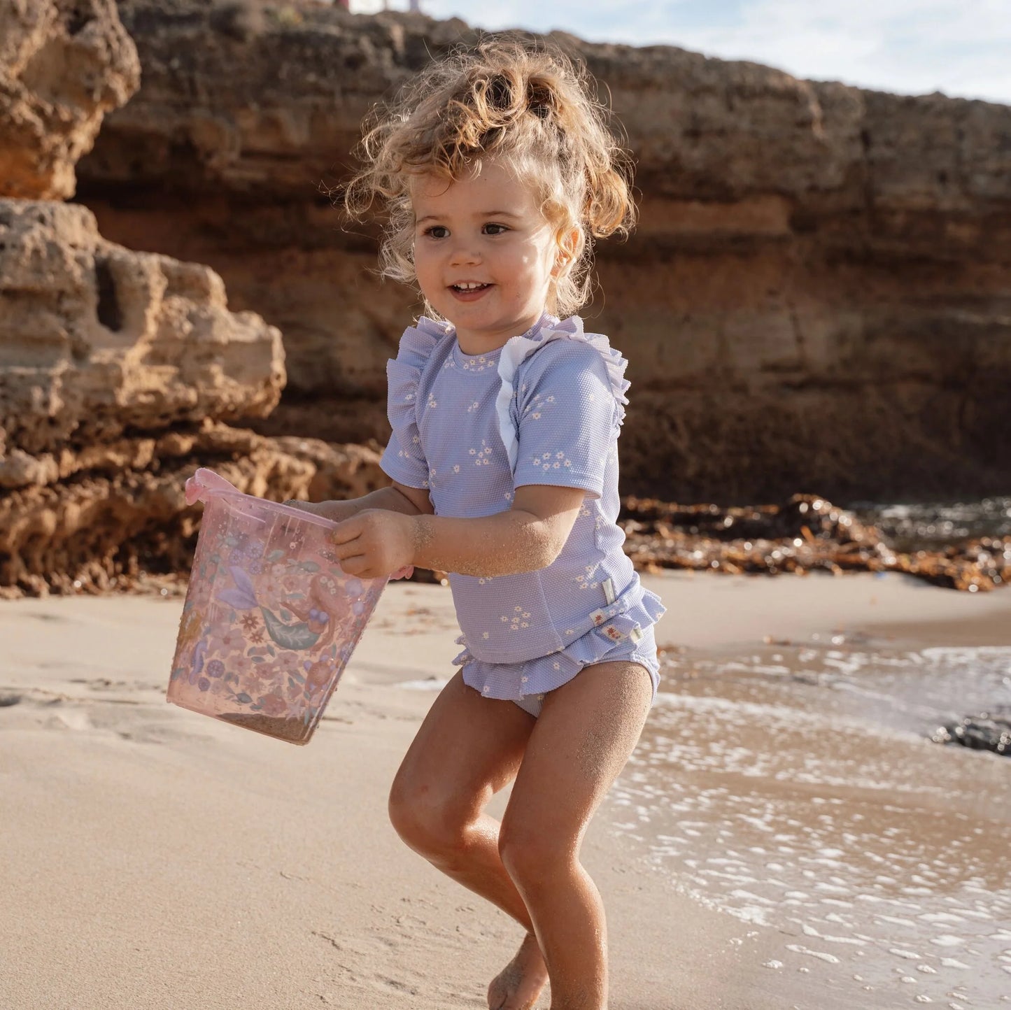 Conjunto UV manga corta Lavender - Little Dutch