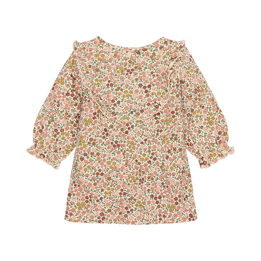 Vestido de Manga Larga Safari Flores – Little Dutch
