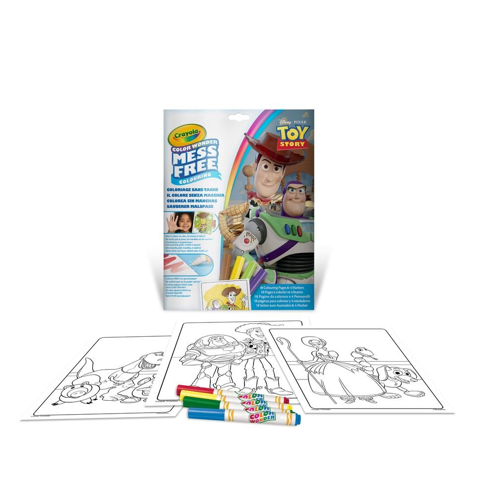 Colorea sin manchas Toy Story - Crayola