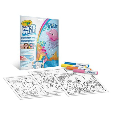 Colorea sin manchas Amigos del mar - Crayola