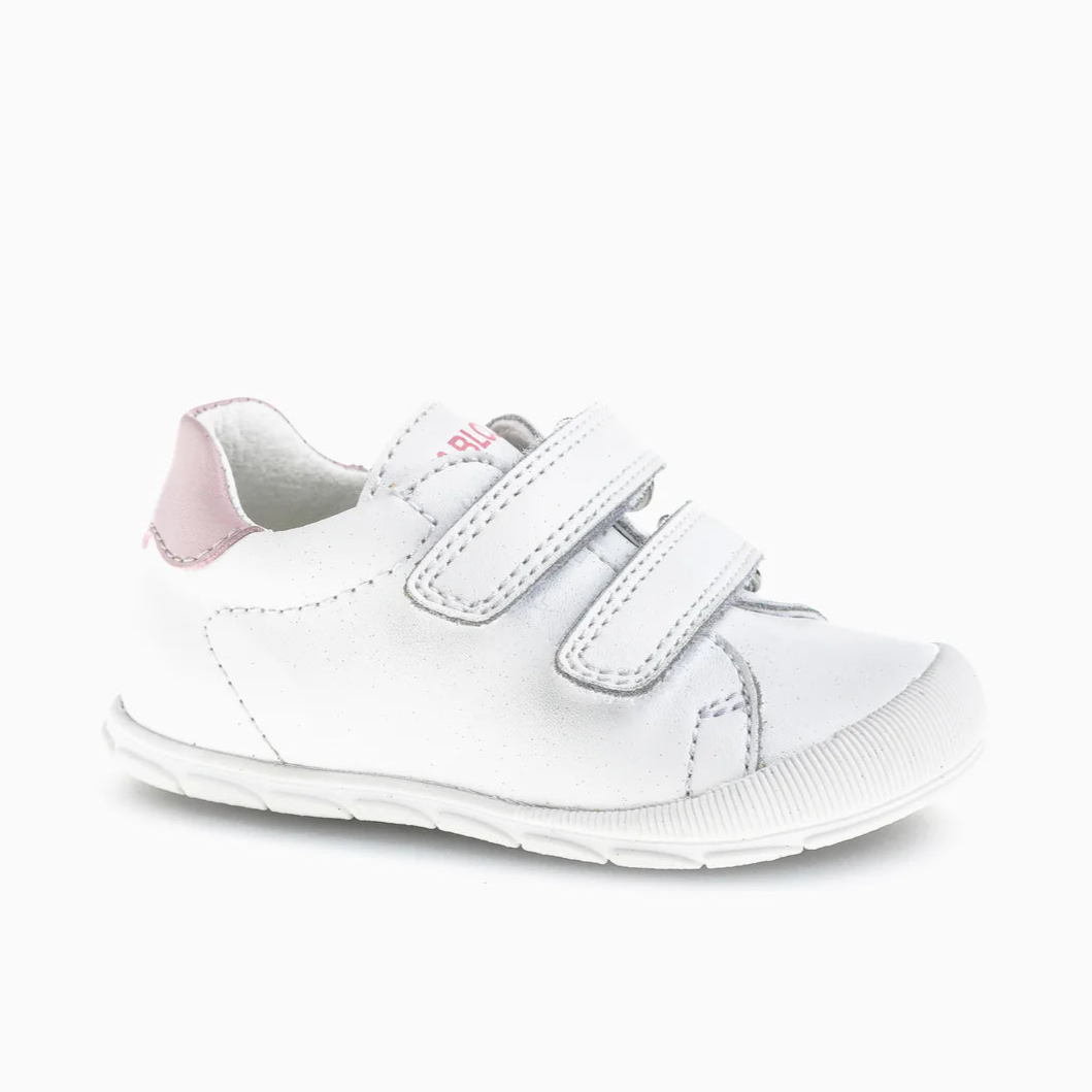 Deportivo tenis barefoot Ziggy blanco/rosa - Pablosky