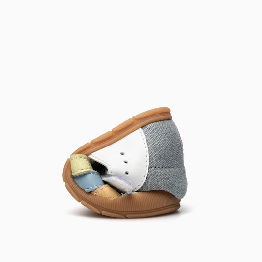 Sandalias barefoot Ziggy Blanco/azul - Pablosky