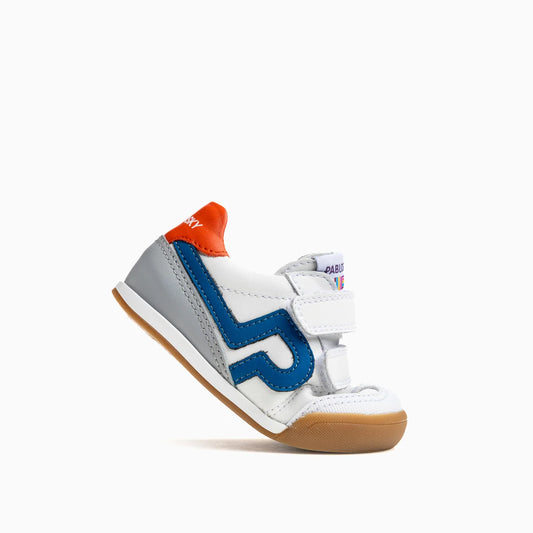 Deportivo tenis barefoot Sun Azul Naranja - Pablosky
