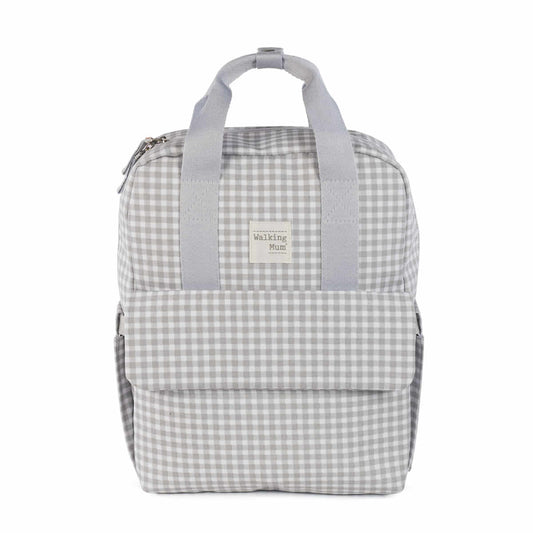 Mochila I Love Vichy gris - Walking Mum