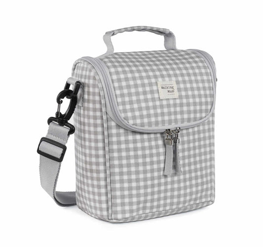 Bolsa térmica I Love Vichy gris - Walking Mum