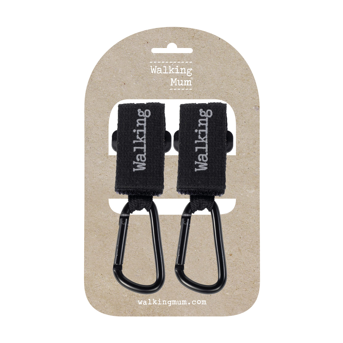 Set 2 Ganchos Eco Mum Black - Walking Mum