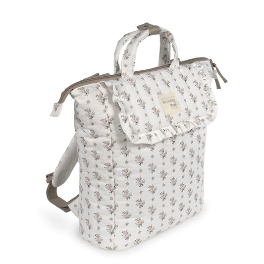 Mochila Botton Flores - Walking Mum