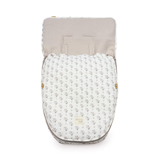 Saco cuco 2 en 1 Botton entretiempo flores - Walking Mum