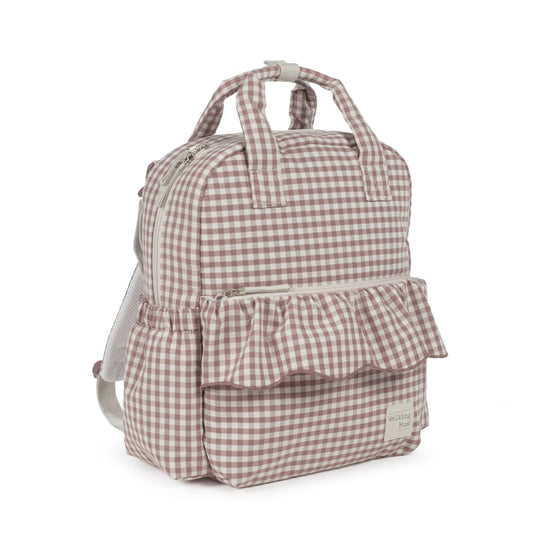 Mochila Praliné Vichy Moka - Walking Mum