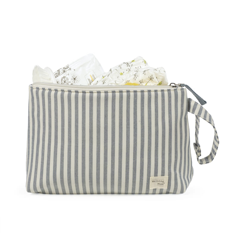 Neceser Praliné Rayas Matcha - Walking Mum