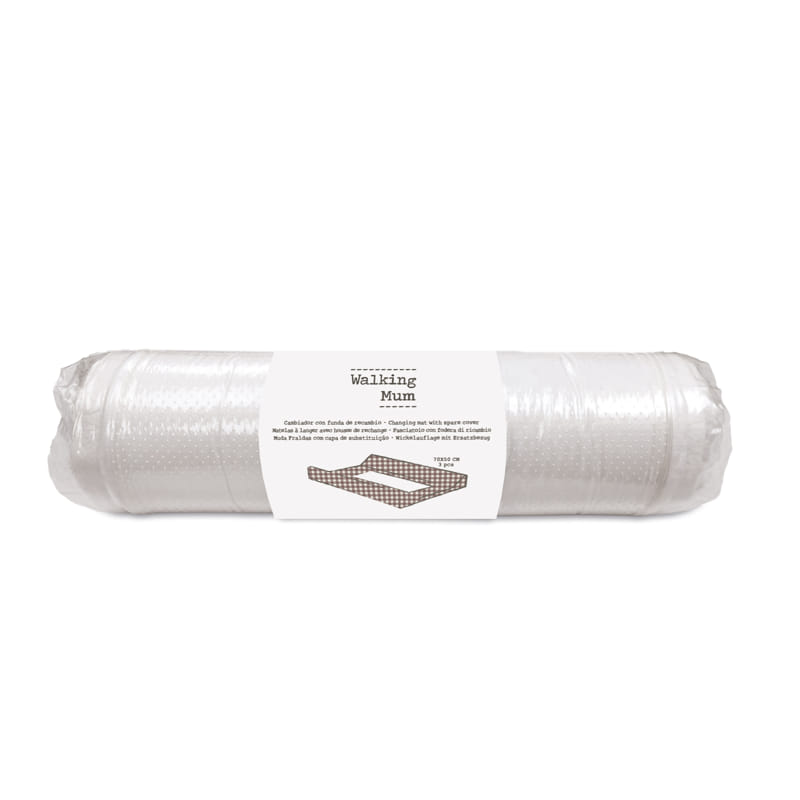 Cambiador Home Praliné Vichy Moka - Walking Mum