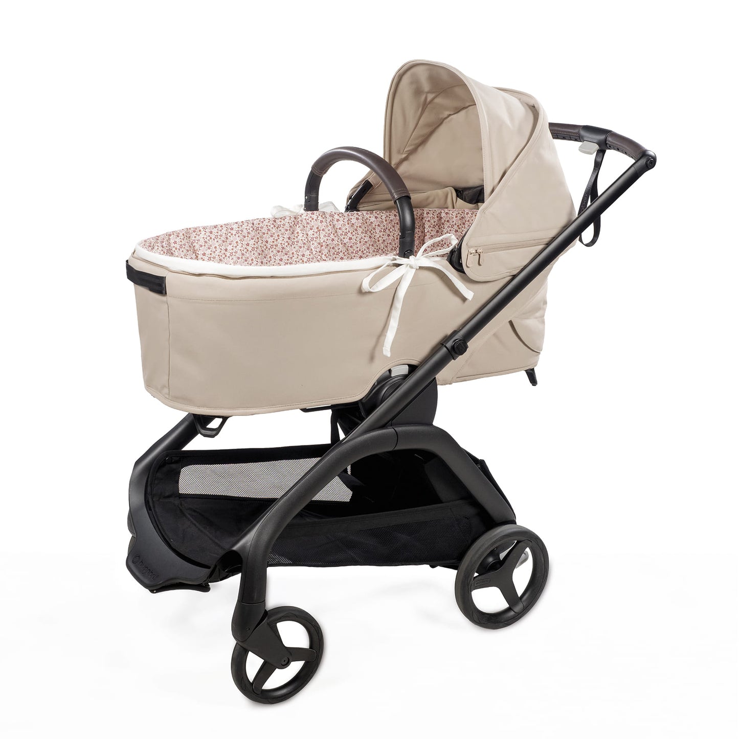 Cubre cuco varillas + sabana cuco Cherry Flores - Pasito a Pasito