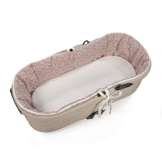 Cubre cuco varillas + sabana cuco Cherry Flores - Pasito a Pasito