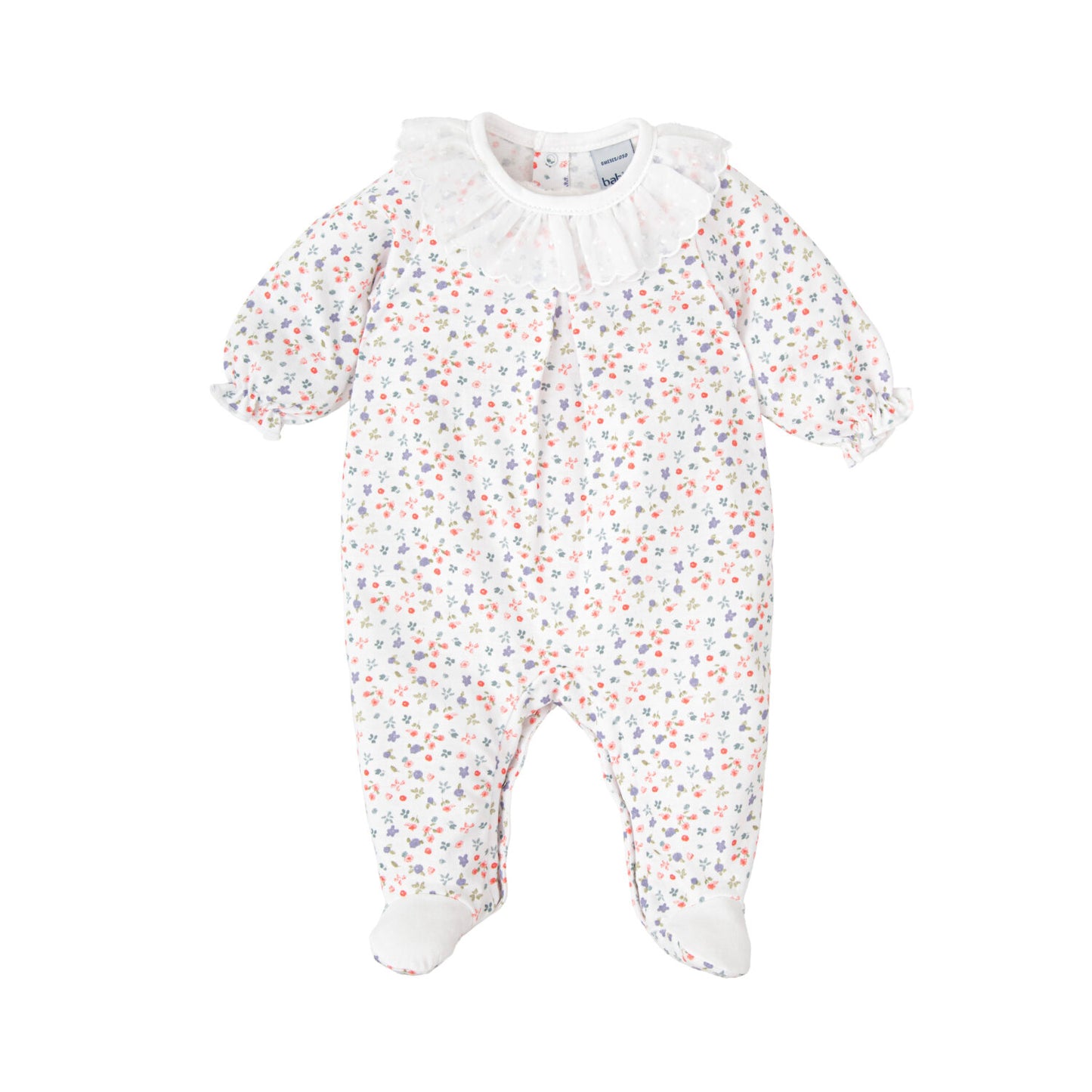 Pelele cuello flores Luciérnaga - Babidu