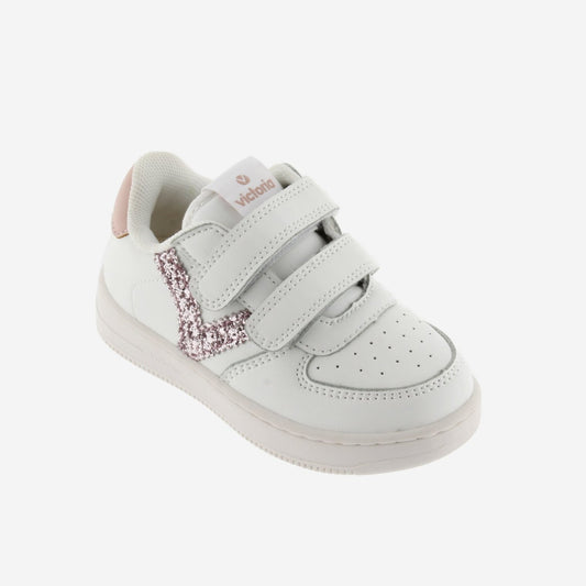 Deportivas Tiempo fantasía glitter nude - Victoria