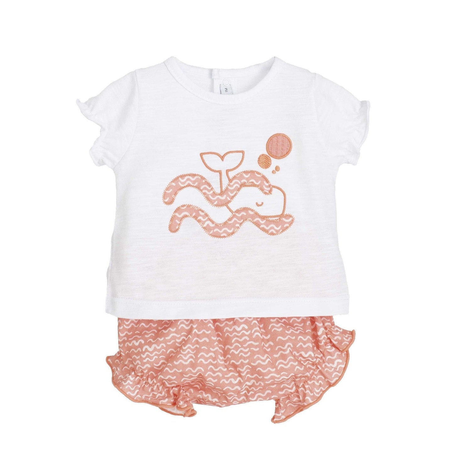 Conjunto Pololo bebé niña Sikar coral - Calamaro