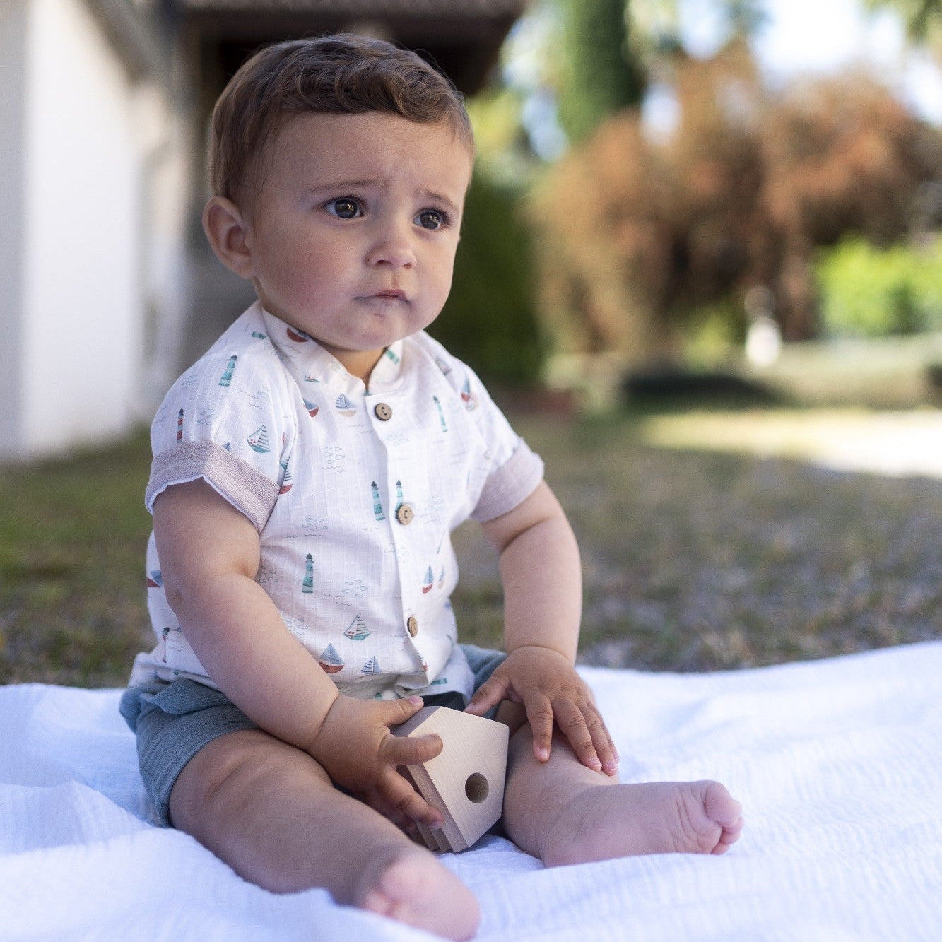Conjunto pantalón bebé niño Yanam - Calamaro