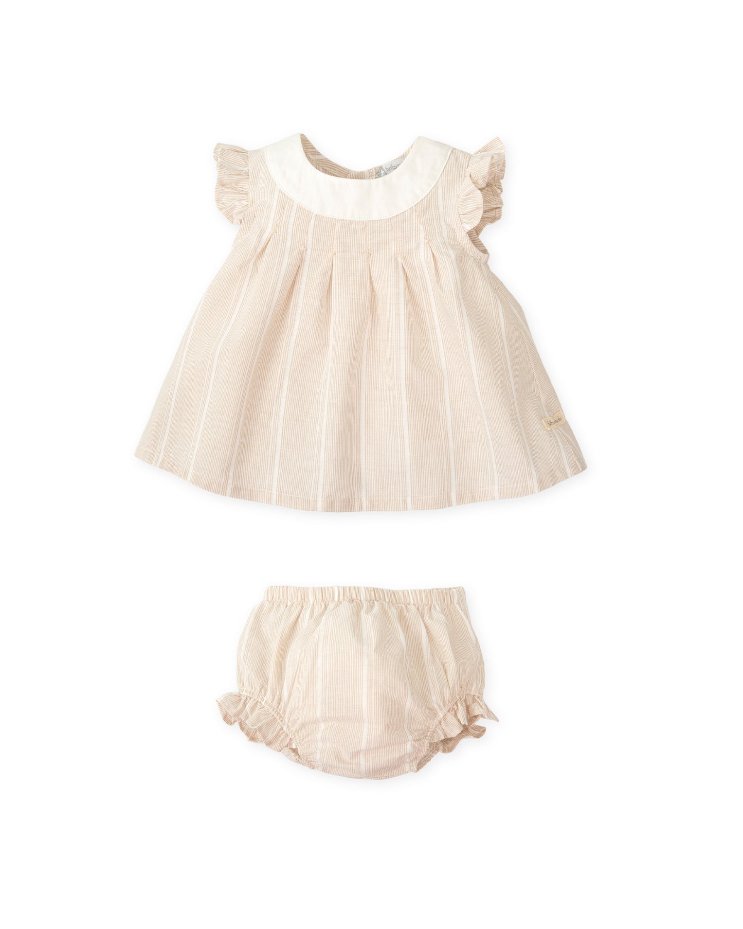 Vestido con braguita Fil a Fil Arena - Tutto Piccolo
