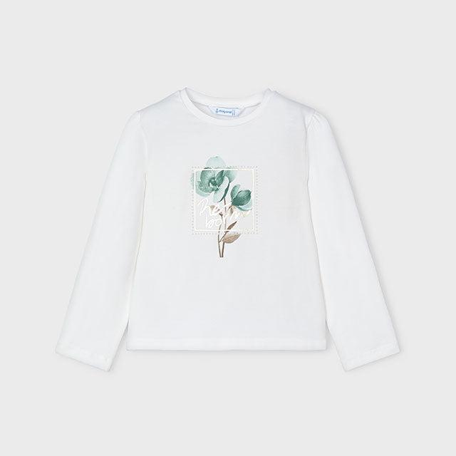 Camiseta flores niña Mayoral