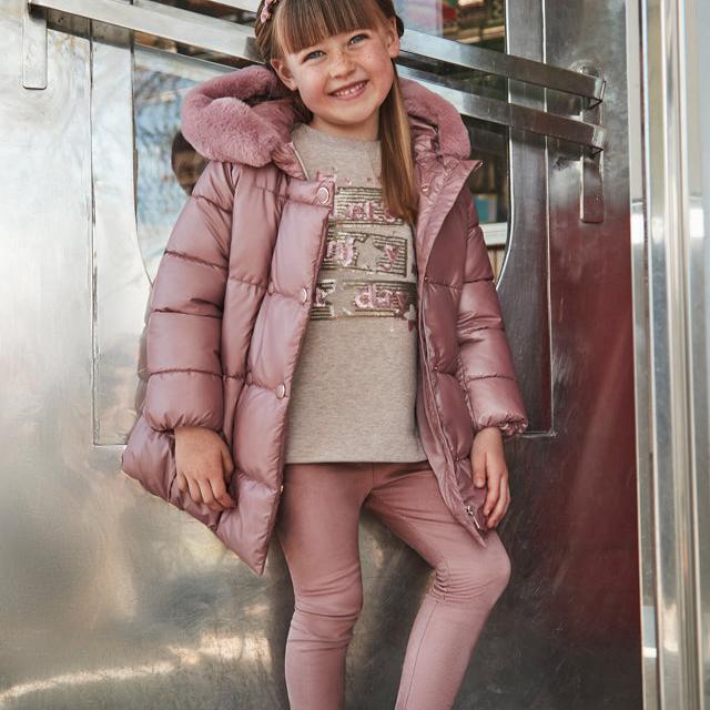 Conjunto legging antelina y sudadera niña Mayoral