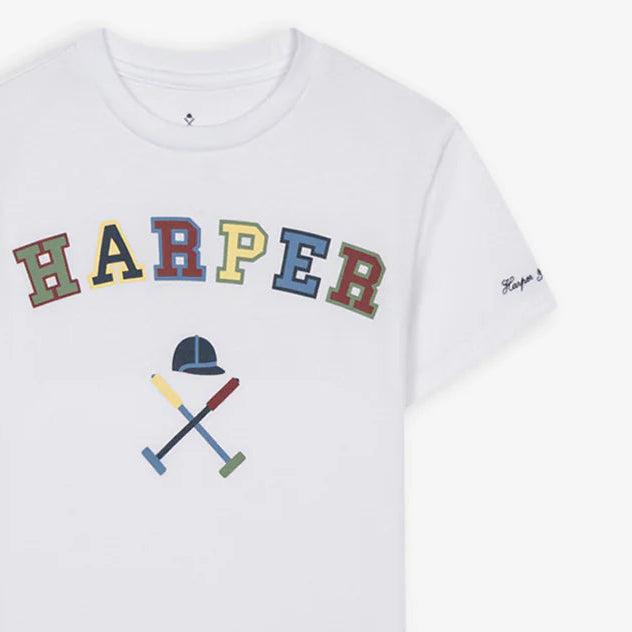 Camiseta Retro Kids White - Harper & Neyer