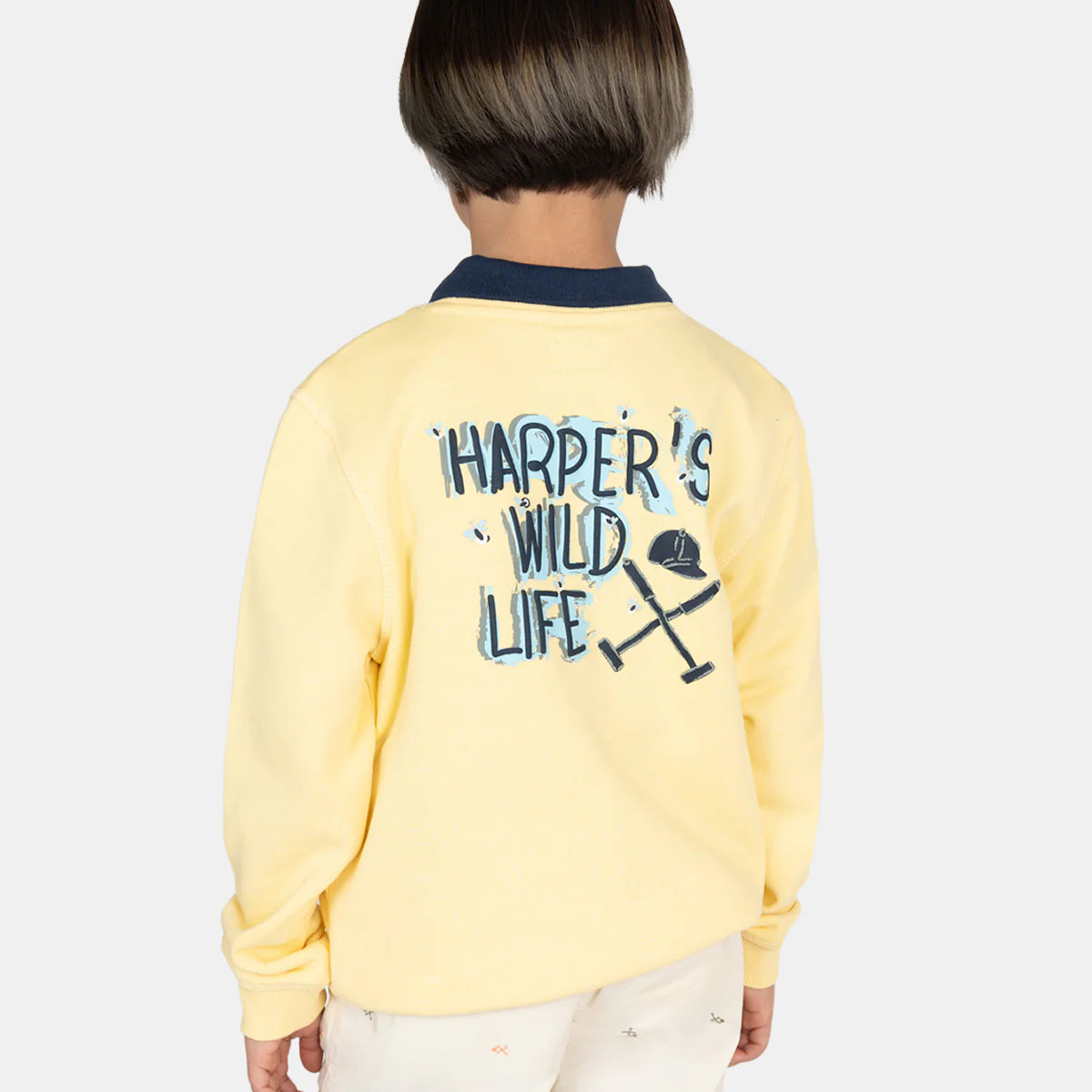 Sudadera Wild Life Kids Amarilla - Harper & Neyer