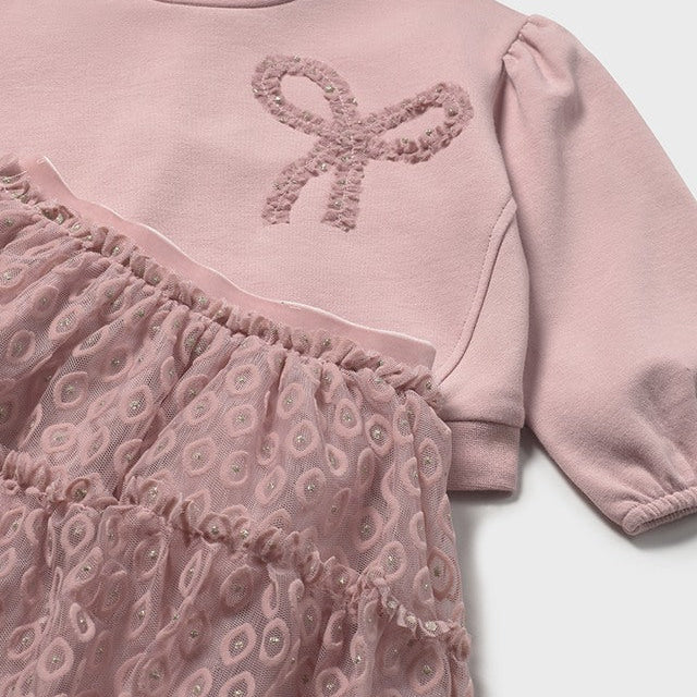 Conjunto falda tul y jersey rosa - Mayoral