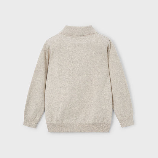 Polo tricot niño beige - Mayoral