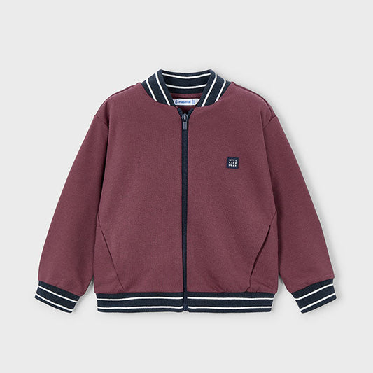 Chándal 3 piezas bomber ciruela - Mayoral