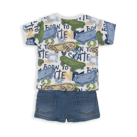 Conjunto bermuda y camiseta skate - BabyBol