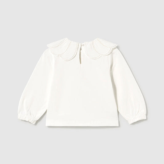 Camisa cuello bebé Crudo - Mayoral