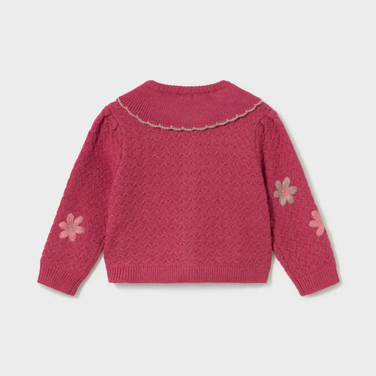Rebeca tricot Flores Frambuesa - Mayoral