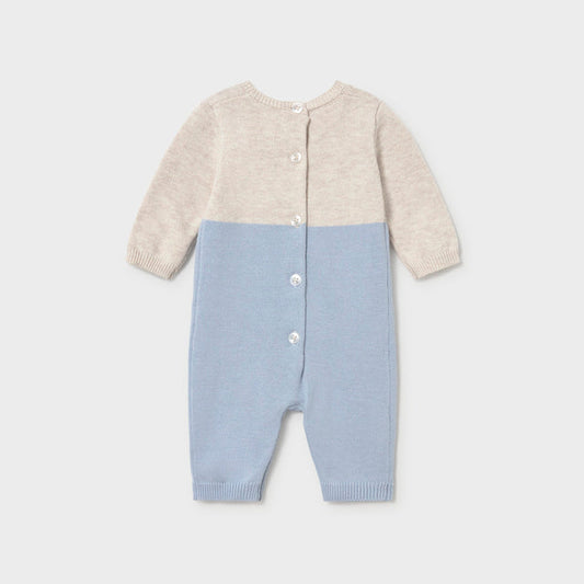 Pelele Tricot Azul Cielo - Mayoral