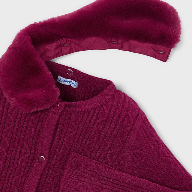 Rebeca Tricot Cuello Pelo Frambuesa - Mayoral