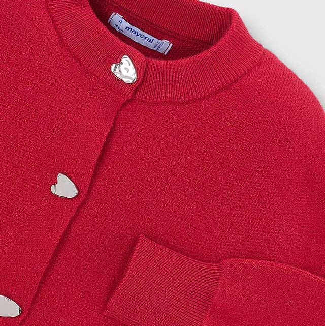 Rebeca Tricot Básica Roja – Mayoral