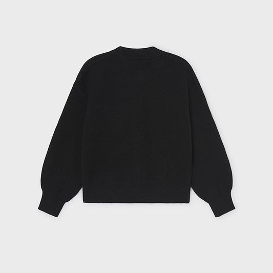 Rebeca Tricot Básica Negra – Mayoral
