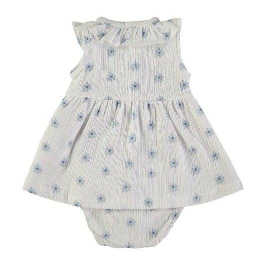 Vestido niña Flores azules - BabyBol
