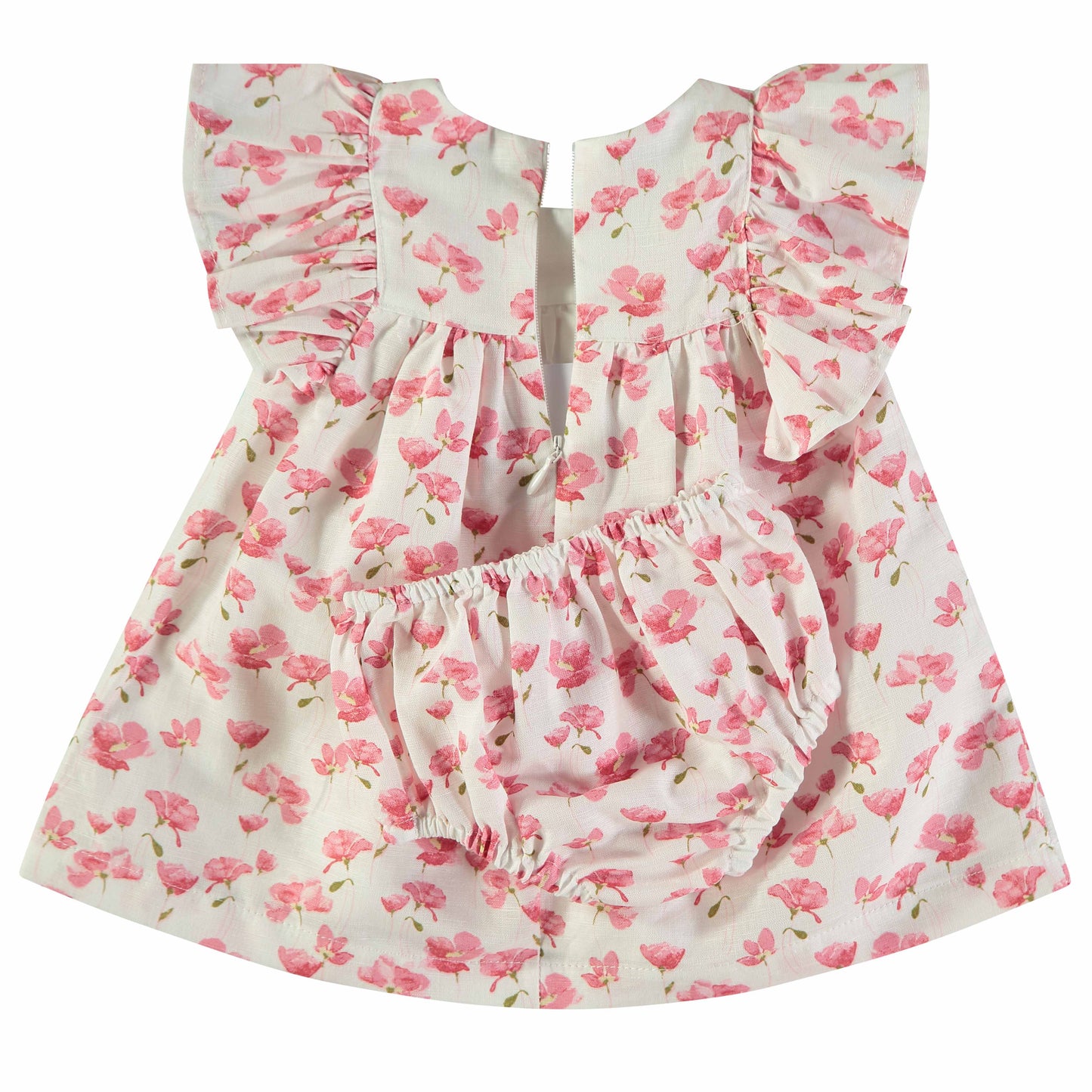 Vestido bebé niña estampado Floral rosa - BabyBol