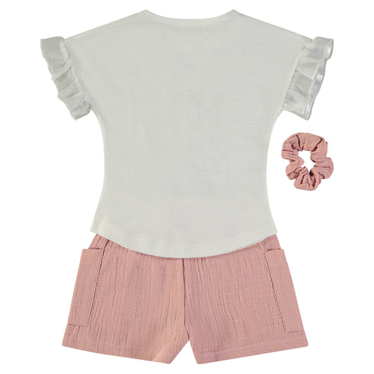 Conjunto niña camiseta y short Believe in Love - BabyBol