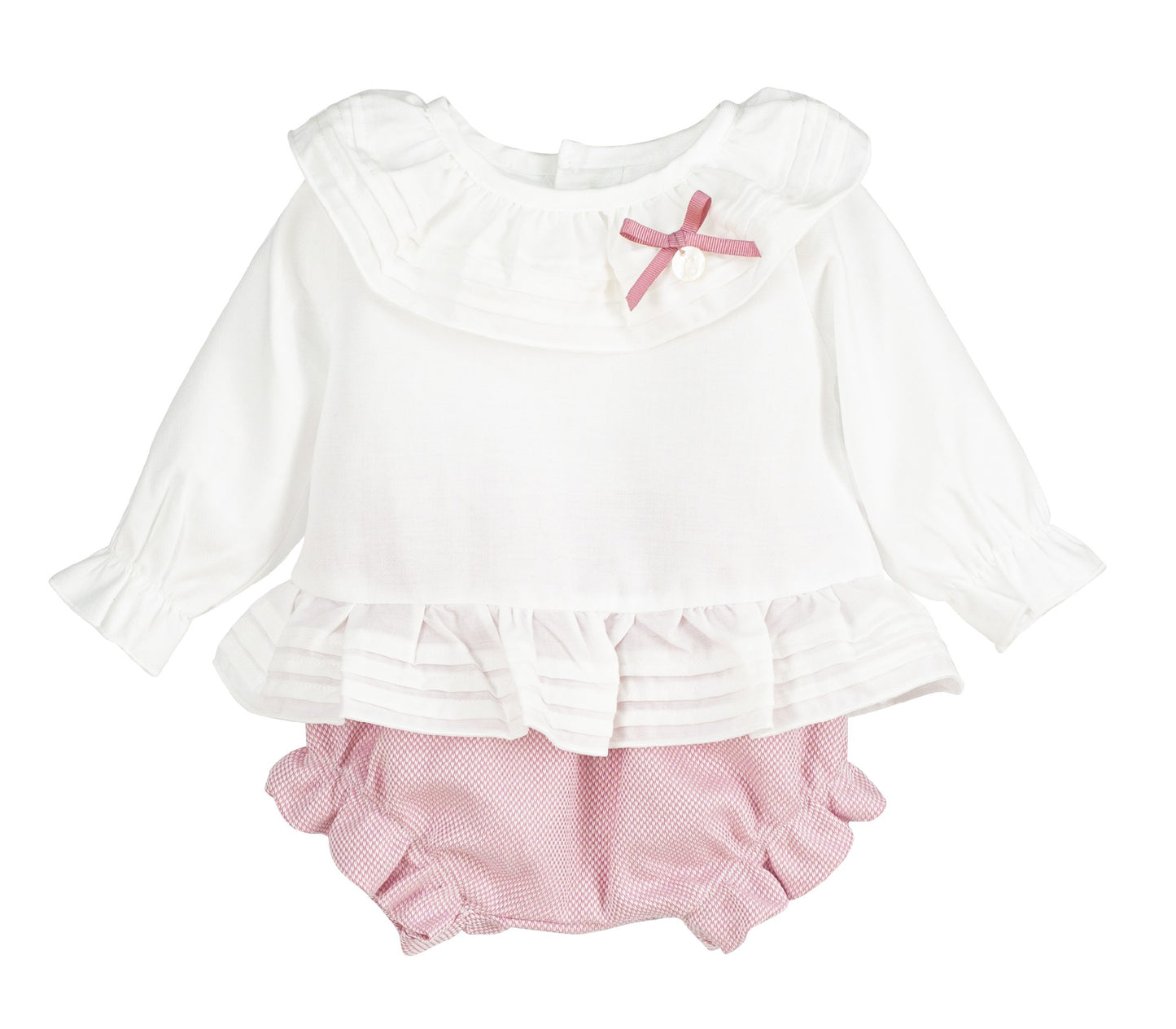 Conjunto ranita pololo Rodas rosa - Calamaro