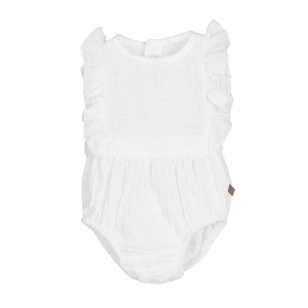 Pelele bebé Plumeti Blanco Atari - Calamaro