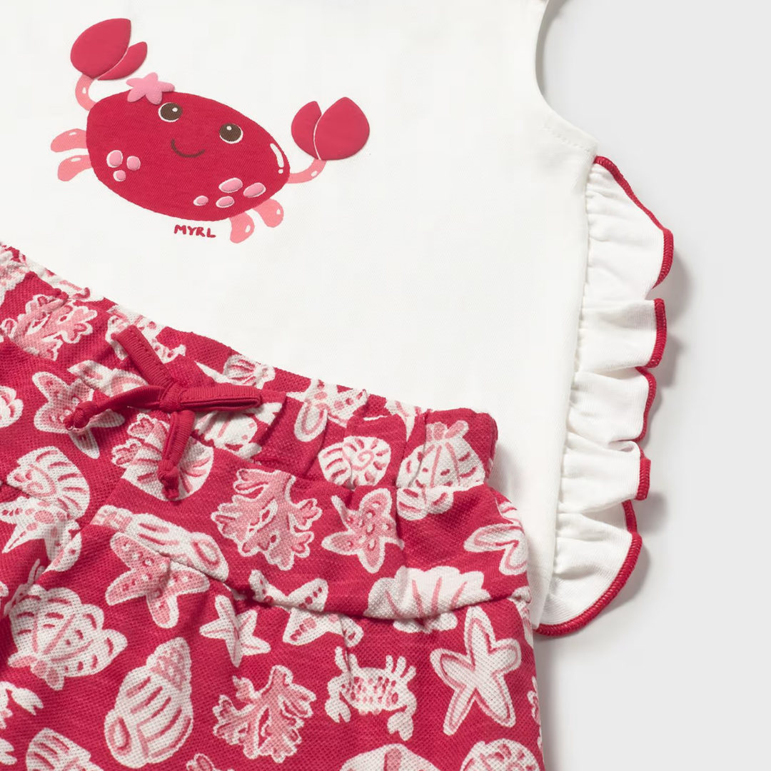 Conjunto bebé Cagrejo Rojo- Mayoral