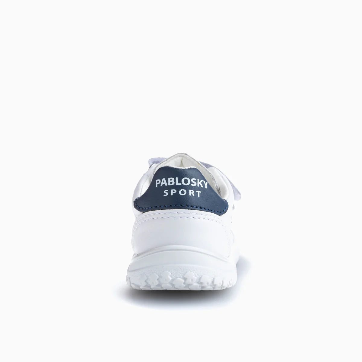 Deportivo tenis barefoot Sonic blanco/marino - Pablosky