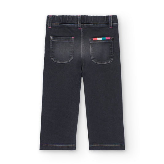 Pantalón denim black Nordic Path - Boboli