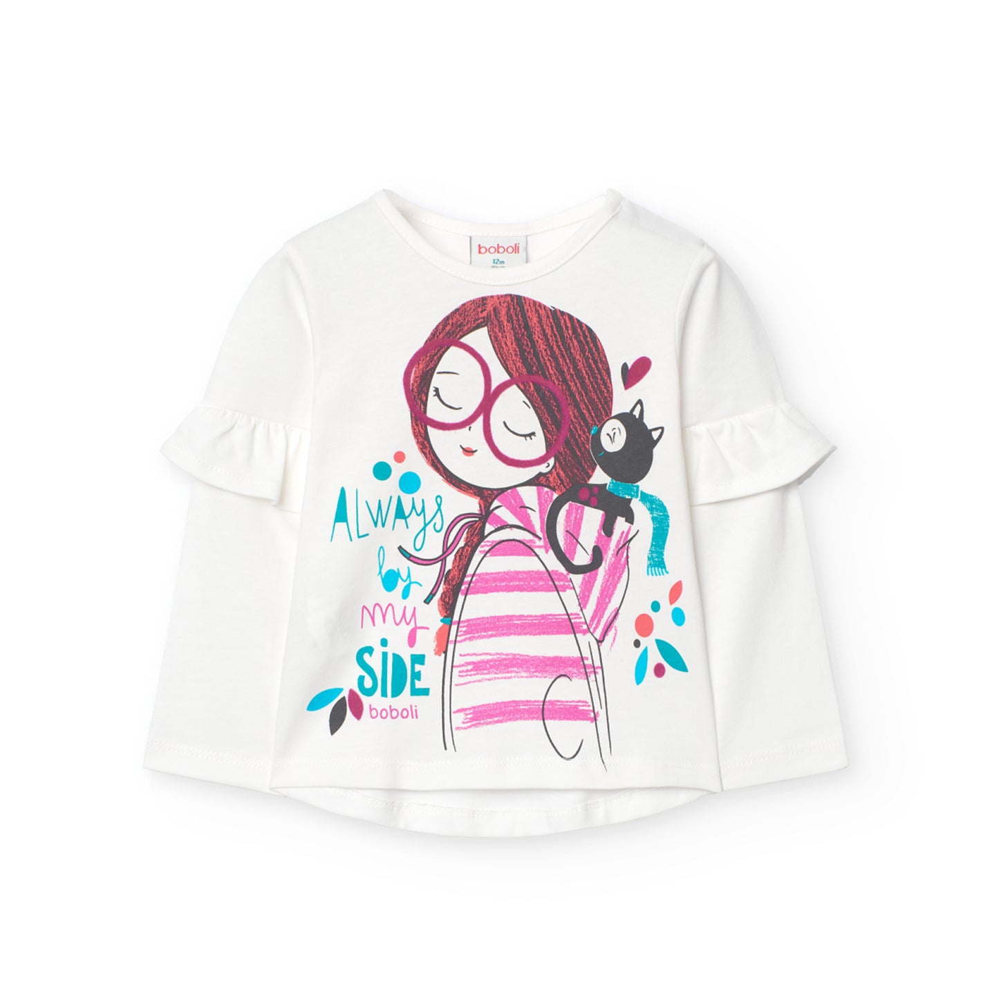 Camiseta niña y gato Nordic Path - Boboli