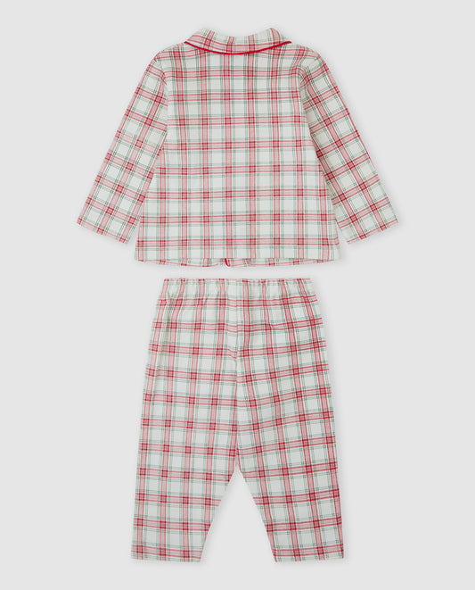Pijama Niño Cuadros Rojo y Verde – Tutto Piccolo