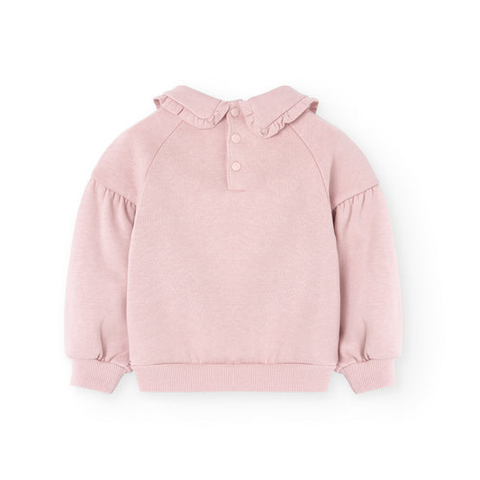Sudadera flores rosa Folk & Nature - Boboli